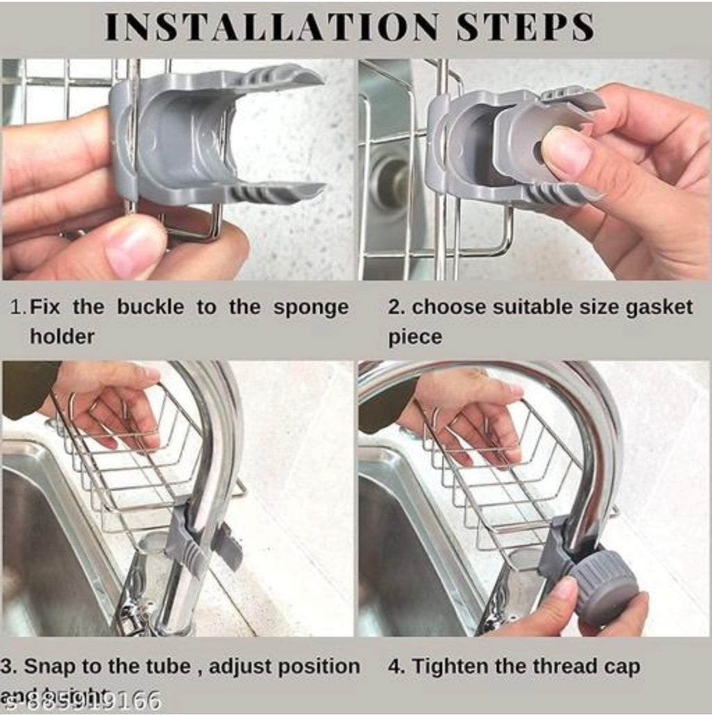 Stainless Steel Sink Caddy Organizer