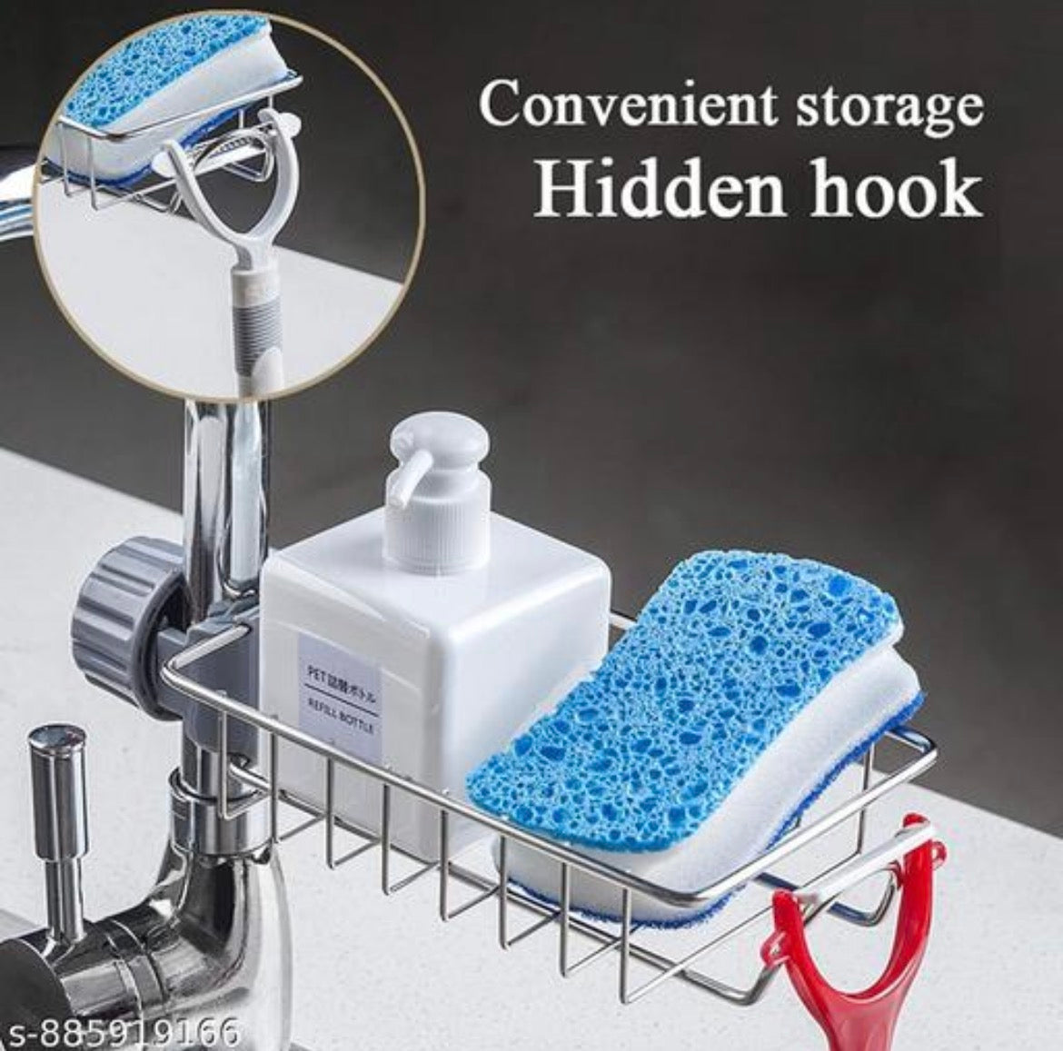 Stainless Steel Sink Caddy Organizer